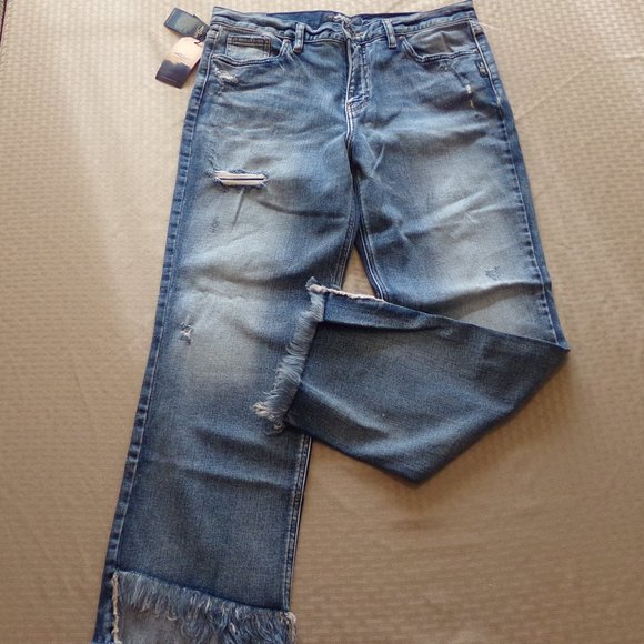 Silver Jeans Denim - NEW SILVER JEANS Size W 30 X L 27 ~ Vintage Ankle